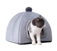 Winter Warm House for Cats, Indoor Dog House, Microfiber Bed, Cat Cave House | Two Store in the Chalet of the Pet House, Warm House, House and