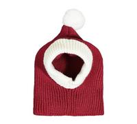 Winter Warm Knitted Dog Hat Cozy Crochet Pet Accessories for Small Medium Dogs, Adjustable Christmas Holiday Costume Outfit with Soft Fleece