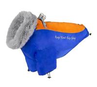 Winter Warm Labrador German Shepherd Golden Retriever Jacket Down Jacket Outdoor Waterproof Windproof Dog Snow Coat,Blue,3xl