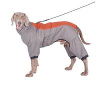 Winter Warm Large Dog Jumpsuit Snow Waterproof Cold Reflective Labrador Greyhound Golden Retriever Shepherd Coat,D,3XL