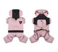 Winter Warm Pet Cotton-padded Jacket Windproof Waterproof Pet Down Jacket Chihuahua Schnauzer Shiba Inu Bulldog Hoodie,B,L