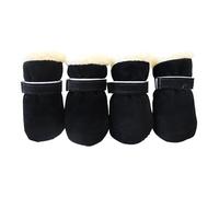 Winter Warm Pet Shoes 4pc/set Cute Dog Booties Snow Walking Puppys Booties Shoes Casual Fashion No-slip Dog For Large Dogs Windproof Size Dogs Cold Pavements For Small
