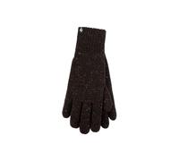 Winter Warm Soft Fleece Lined Thermal Gloves Heat Holders True Black L/XL