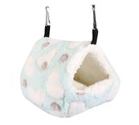 Winter Warm Soft Pet House | Plush Hammock Bed for Squirrels/Rabbits/Small Pets | 3 Sizes, Hanging Hook Included | Machine Washable Flannel Material (22 * 21)