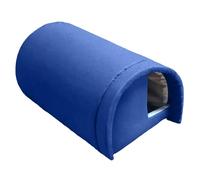ＡＷＨＡＯ Winter Warm Stray Cat Shelter Cats Cave Bed Windproof Thickened Outdoor Warm Kennel for Yard Garage Hedgehog Small Pet Nest, Blue, 50x32x32cm