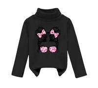 Winter Warm Turtleneck for Toddler Girls Long Sleeve Slim Soft Cotton Pullover Kids Thermal Undetshirt Pullover Clothes 2026 School Stretchy T Shirt Holiday Party Tees