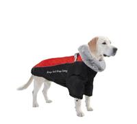 Winter Warm Vest/Jacket for Pets, Suitable for German Shepherds and Golden Retrievers - 5XL Extra Large Size Reflective(Black,2XL)