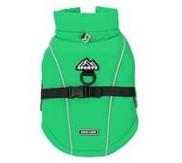 Winter Warm Waterproof Breathable Dog Jacket Outdoor Reflective Pet Coat For Pugs Chihuahuas Shiba Inus Schnauzers,Green A,L