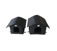 Winter Warm Waterproof Outdoor Pet House Cat Nest Dog Tent Cabin Bed Kennel Portable Travel Carrier F(Camouflage,S 33X33X33cm)