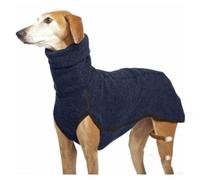 Winter Warm Windproof Cold-Proof High Collar Dog Coat Pets Jumper Sweater For Great Danes Greyhounds Pitbull Whippet,Deep Blue,2XL