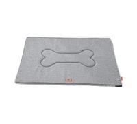 Winter Washable Dog Bed Reversible Crate Pad Soft Fluffy Pet Kennel Beds Sleeping Mattress For Large Medium Small Dogs(L,N-1pcs)