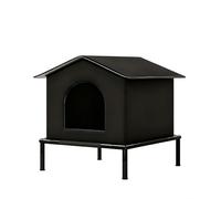 Winter Waterproof Outdoor Cat House, Enclosed Insulated Shelter for Stray Cats, Large Space, Four Season, Bite Resistant