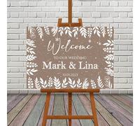 Winter Wedding Welcome Sign, A1, A2, A3 or A4, Simple Modern Welcome Sign, Minimalist Sign, Wedding Welcome Sign, Large Printed Welcome Sign