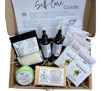 Winter Wellness Gift Box for Women & Men - Cold & Flu Care Pamper Hamper with Muscle Massage Oil, Bath Salts, Shower Steamer, Inhalation Blend & Herbal Tea - Natural Aromatherapy Recovery Gift Set
