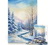 Winter Whisper Adult Jigsaw Puzzle1000 Pieces Analytical Skill Relaxed Leisure Tight Join Winter Gift (50x75cm)