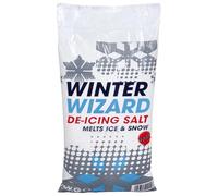 Winter White De-Icing Grit Rock Salt Snow Remover Perfect for Driveways & Paths (20kg (2 Bags))