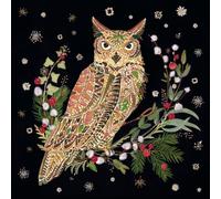 Winter Wild Press Great Horned Owl by Helen Ahpornsiri Pack of 8 Christmas Cards