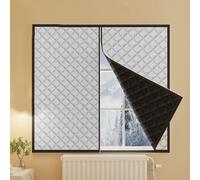 Winter Window Insulation Kit Self-Adhesive Cover Energy Saving Heat & Cold Barrier Noise Reduction & Blackout Windproof Insulation for Ultimate Comfort