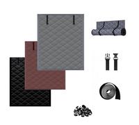 Winter Window Insulation Kit,Thermal Curtains for Indoor,Insulated Window Cover to Keep Warm,60 80 100 120 140 150 160 200cm Oxford Cloth Cotton Window Blanket for RV Attic(Gray,30x28in/75x70cm)