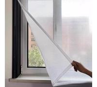 Winter Window Insulation Kit,Thermal Insulated Window Curtain,Plastic Translucent Window Film,Windproof ＆ Coldproof Warm Drapes Privacy Thermal Cover,with Adhesive Straps,Custom (120cm x 150cm)