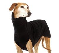 Winter Windproof High Collar Warm Pet Pullover Sweater Greyhound Whippet Labrador Bulldog Pullover Jacket,Black,3xl