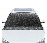 Winter Windscreen Cover - 117 x 147 cm Oxford Fabric | Car Windscreen Cover - Heavy Duty All Weather Protection | Magnetic Winter Windscreen Protector for Truck, Car, Motorcycle,
