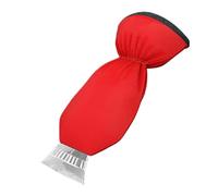 Winter Windshield Wiper And De Icing Scraper With Heated Handle For Vehicle Removal And Cleaning (Red, 31X17CM)