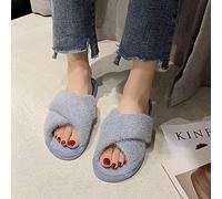 Winter Women House Fashion Warm Shoes Woman Slip Flats Female Slides cozy home slippers