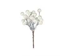 Winter Wonderland Berry Bunch H14Cm 5 Pack - White