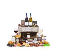 Winter Wonderland Hamper Luxury Christmas Food with Wine Sweets Festive Treats