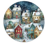 Winter Wonderland Puzzle 1000pcs (67.5x67.5cm) Erwachsene Houses Puzzle,Home Decor