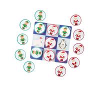 Winter Wonderland Wooden Tic Tac Toe Board Game, Wooden Toys, Handy Travel Storage Bag, Wooden Puzzles, Early Development & Activity Toys- Montessori Toddler Toys, Boy & Girl Gifts by Orange Tree Toys
