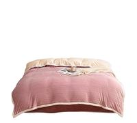 Winter Wool Four-piece Set, Double-sided Velvet Warm Bedding, Widened Baby Velvet Edging, Simple Bedroom Bedding, Heat-storing Down Duvet Cover (Rose 1.5/1.8m bed)