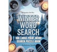 Winter Word Search: 100 Large Print Word Search Puzzle Book