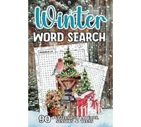 Winter Word Search: 1800 Winter-Themed Words in Large Print Word Search Puzzles for Adults & Seniors - A Festive Holiday Puzzle Book with Solutions!