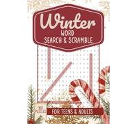 Winter Word Search and Scramble: Frosty Puzzles and Word Play for Teens and Adults (WordScape Collection)