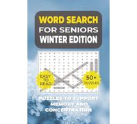 Winter Word Search Book: 50+ Puzzles to Boost Memory & Concentration - Perfect for Memory Impairment and Early Dementia (Word Search for Seniors with Dementia)