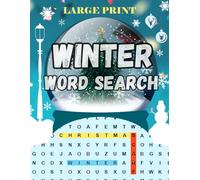 Winter Word Search: Cosy Christmas Word Search Book for Adults Large Print