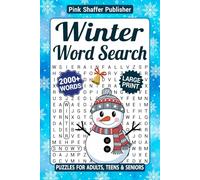 Winter Word Search for Adults Large Print: Winter Themed Word Search Puzzle Book for Adults, Relaxing Winter and Christmas Word Search Puzzle Book for Adults, Teens and Seniors