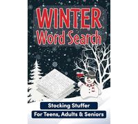 Winter Word Search: Holiday Season Themed Stocking Stuffer Puzzle Activity Book for Teens, Adults and Seniors