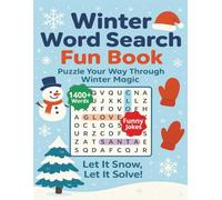 Winter Word Search Puzzle Book: Large Print Word Search about Christmas, Snow, Hot Cocoa and Many More. A great gift for anyone who loves a brain challenge. 8.5x11 inches.