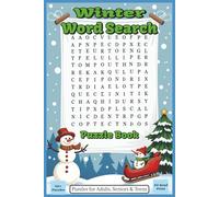 Winter Word Search Puzzle Book: Word Searches with Easy to Read Print about Winter, Festivities, Relaxing, and More | 6x9 inches, 110 pages | 50+ Puzzles … Gift for Vacations, Holidays, and Free Times