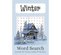 Winter Word Search Puzzle Book: Word Searches With Easy To Read Print About Winter, Snow, Winter Sports And More! | 6x9 inches, 110 pages, 55 puzzles | Great for Holidays, Vacation & Birthdays