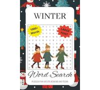 Winter Word Search Puzzle Book: Word Searches with Easy to Read Print about Winter, wintertime, cold weather and More | 6x9 inches, 110 pages | 50+ ... … Gift for Vacations, Holidays and Free Times