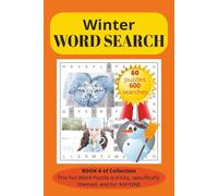Winter Word Search Puzzle Book: Word Searches with Print That’s Easy to Read about Winter, Snow Season, Seasons and More | 6X9 inches, 120 Pages | 60 ... Vacations, Free Time, and Stress Breaks