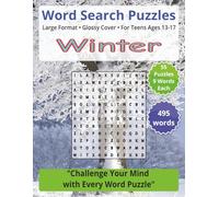 Winter - Word Search Puzzles: Perfect Brain Teaser for Travel, Relaxation, and Breaks (Word Search Puzzles for Teens Ages 13-17)