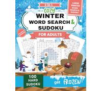 Winter Word Search & Sudoku for Adults Large Print: Get Frozen With Cool Puzzles and Colorful Fun
