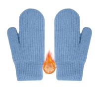 Winter Work Gloves, Women's Fleece Gloves Soft and Warm Mittens Lined in Winter Comfortable Thick Outdoor Activities Warm Lining Fluffy Hands Outdoor