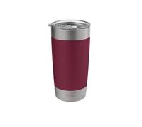 Winterberry Burgundy Deep Wine Red Aesthetic Solid Color Stainless Steel Insulated Tumbler