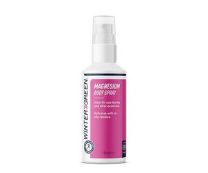 Wintergreen Magnesium Body Spray for Muscle Cramping & Fatigue Relief 100ml - Fast-Absorbing Magnesium Sulphate, Water-Based, Non-Greasy Formula